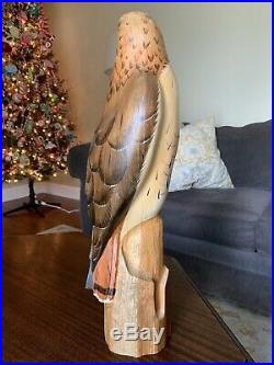 Big Sky Carvers RED TAIL HAWK Masters Edition Woodcarvings #114/1250 Ken White