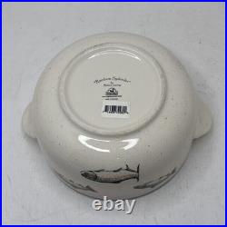 Big Sky Carvers Rainbow Splendor Trout Themed Serving Dishes By Blake Lovering