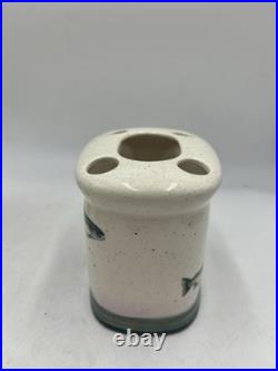 Big Sky Carvers Rainbow Trout Soap Dish Lotion Tooth Brush Hldr Rinse Cup Set