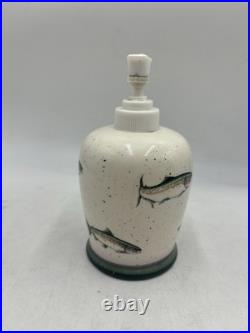 Big Sky Carvers Rainbow Trout Soap Dish Lotion Tooth Brush Hldr Rinse Cup Set