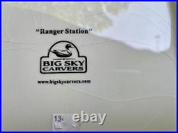 Big Sky Carvers Ranger Station rare and vintage cookie jar