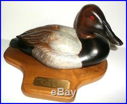 Big Sky Carvers Rare Canvasback Drake Decoy Hand Carved Collectible Signed