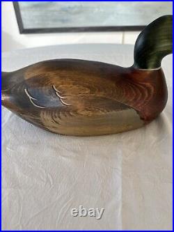 Big Sky Carvers Redhead Randy Canvasback Duck Decoy Signed By Linda Williams