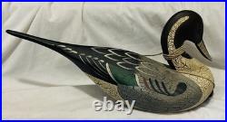 Big Sky Carvers Remington Pintail Duck Decoy Wooden Hand Carved Signed K Jones