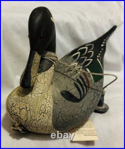 Big Sky Carvers Remington Pintail Duck Decoy Wooden Hand Carved Signed K Jones