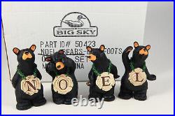 Big Sky Carvers Retired BearFoots NOEL Bears Figurines Jeff Fleming Montana NIB