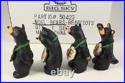 Big Sky Carvers Retired BearFoots NOEL Bears Figurines Jeff Fleming Montana NIB