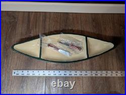 Big Sky Carvers Retired Ceramic Canoe Chip & Dip Serving Dish Set with Paddles New