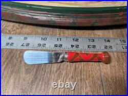 Big Sky Carvers Retired Ceramic Canoe Chip & Dip Serving Dish Set with Paddles New