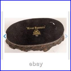 Big Sky Carvers River Runners Wild Horse Tabletop Fountain Working Pump Western