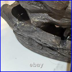 Big Sky Carvers River Runners Wild Horse Tabletop Fountain Working Pump Western