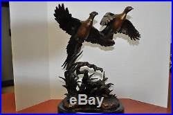 Big Sky Carvers Rooster Bronze Pheasants Figurine by Marc Pierce