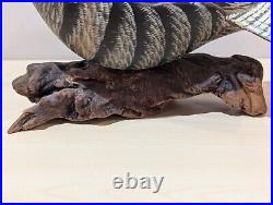 Big Sky Carvers Ruffed Grouse On Log Full Size Signed Rebecca White