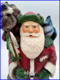 Big Sky Carvers Santa Fishing Buddies King Fisher Rainbow Trout Signed No. 10