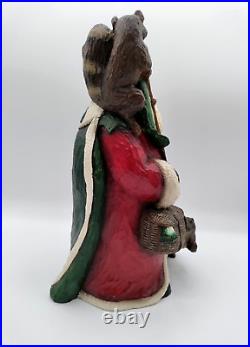 Big Sky Carvers Santa Fishing Buddies King Fisher Rainbow Trout Signed No. 10