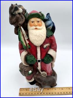 Big Sky Carvers Santa Fishing Buddies King Fisher Rainbow Trout Signed No. 10