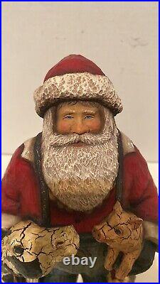 Big Sky Carvers Santa In The Dell By Stewart Bond Christmas Knick Knack Figure