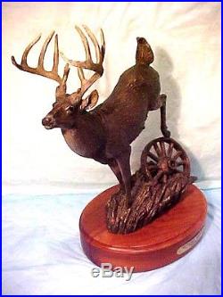Big Sky Carvers Settler's Meadow Whitetail Deer Limited Edition #306 of 1950
