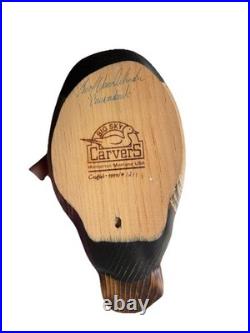 Big Sky Carvers Signed Wood Duck Decoy by Mark D. McNair Handmade 1999