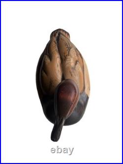 Big Sky Carvers Signed Wood Duck Decoy by Mark D. McNair Handmade 1999