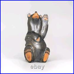 Big Sky Carvers Solid Wood Carved Bear BSC Vtg 13 Cabin Decoration Sculpture