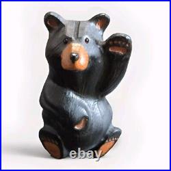 Big Sky Carvers Solid Wood Carved Bear BSC Vtg 13 Cabin Decoration Sculpture