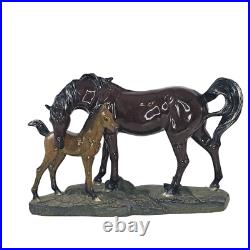 Big Sky Carvers Stonecast Collection Mare & Foal Horse Sculpture Resin Figurine