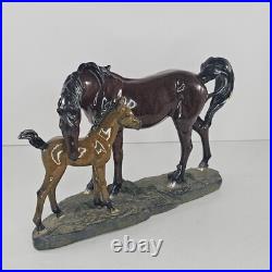 Big Sky Carvers Stonecast Collection Mare & Foal Horse Sculpture Resin Figurine