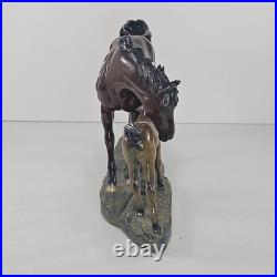 Big Sky Carvers Stonecast Collection Mare & Foal Horse Sculpture Resin Figurine