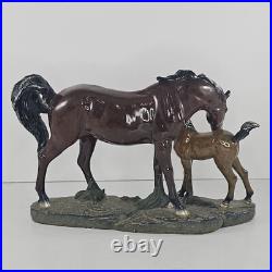 Big Sky Carvers Stonecast Collection Mare & Foal Horse Sculpture Resin Figurine