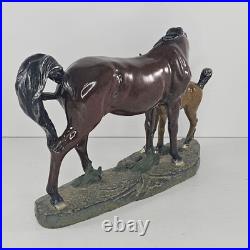 Big Sky Carvers Stonecast Collection Mare & Foal Horse Sculpture Resin Figurine
