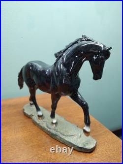 Big Sky Carvers Stonecast Horse Sculpture Resin Figurine Black 7.5 x 9.5