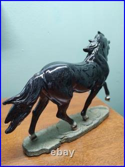 Big Sky Carvers Stonecast Horse Sculpture Resin Figurine Black 7.5 x 9.5
