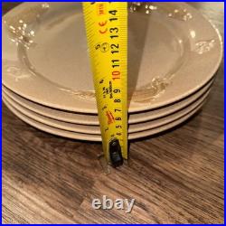 Big Sky Carvers Stoneware Fusion Trout Dinner Plates x4 Embossed Trout Lures