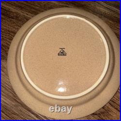 Big Sky Carvers Stoneware Fusion Trout Dinner Plates x4 Embossed Trout Lures