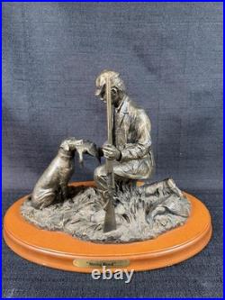 Big Sky Carvers Strong Bond Hunter Dog Duck Sculpture Cody Houston Faux Bronze