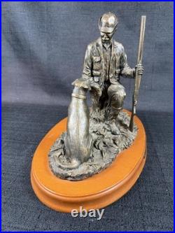Big Sky Carvers Strong Bond Hunter Dog Duck Sculpture Cody Houston Faux Bronze