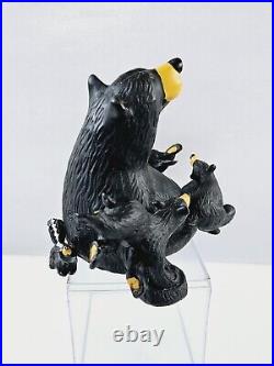 Big Sky Carvers The Chase Bearfoots Limited Edition Jeff Fleming Black Bears