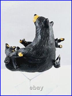 Big Sky Carvers The Chase Bearfoots Limited Edition Jeff Fleming Black Bears