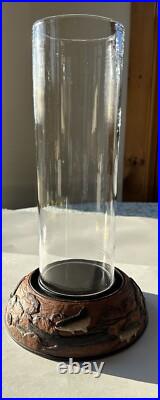 Big Sky Carvers Trout Hurricane Lantern Candle Holder Resin Base