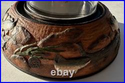 Big Sky Carvers Trout Hurricane Lantern Candle Holder Resin Base