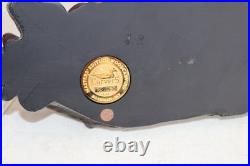 Big Sky Carvers Trout On Pebbles Drift Wood Fly Fishihg Reel 14' Long Big Piece