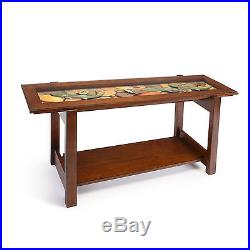 Big Sky Carvers Trout Stream Sofa Table Fly Fishing Table