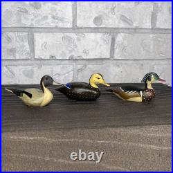 Big Sky Carvers Vintage Collectible Duck Miniature Figurines Lot of 7