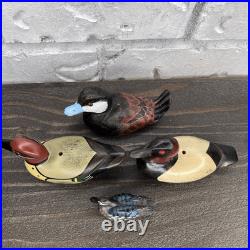 Big Sky Carvers Vintage Collectible Duck Miniature Figurines Lot of 7