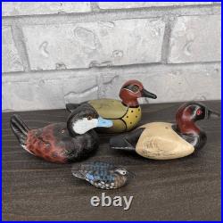 Big Sky Carvers Vintage Collectible Duck Miniature Figurines Lot of 7
