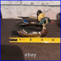 Big Sky Carvers Vintage Collectible Duck Miniature Figurines Lot of 7