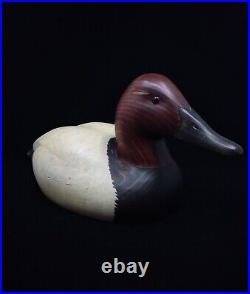 Big Sky Carvers Vintage Decoy Duck Canvasback Drake by Thomas Chandler SIGNED