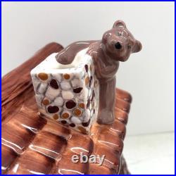 Big Sky Carvers Vintage Ranger Station Cookie Jar Rustic Cabin Lodge