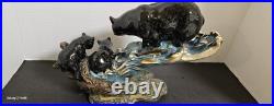 Big Sky Carvers Vtg. Very Rare SC Bear Fishing Trip Beautifully Designed